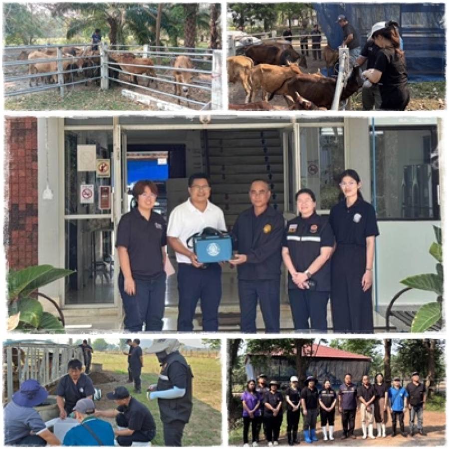 สทช.ลงพื้นที่ร่วมกับ สนง.ปศจ.สุโขทัย เพื่อติดตามการใช้วัคซีนป้องกันโรค